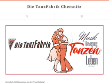 Tablet Screenshot of dietanzfabrik.de